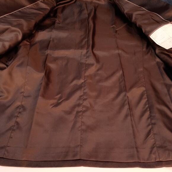 Sequin and Part Velvet Party Blazer Black & Purple Size XS - Picture 7 of 9